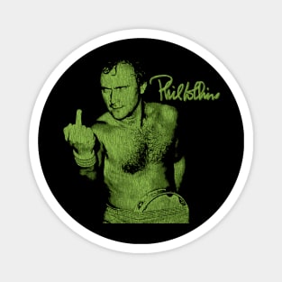 Funny Phil Collins Fan Art Green Magnet